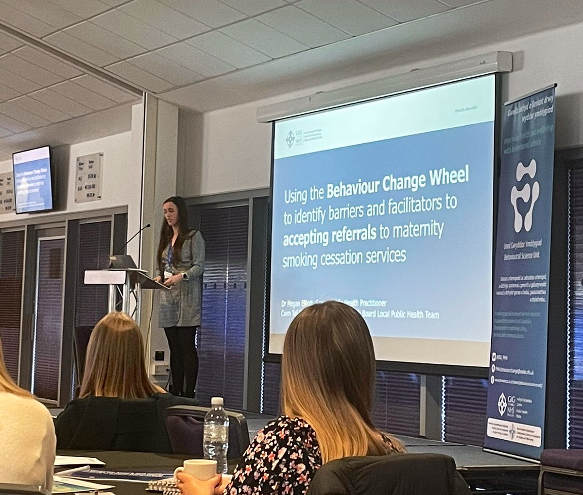 Thanks @BSU_PHW for the opportunity to share my work applying the #BehaviourChangeWheel on the issue of low acceptance of #maternity #smoking #cessation services in @CwmTafMorgannwg at the #BehaviouralScience #CommunityofPractice today!
