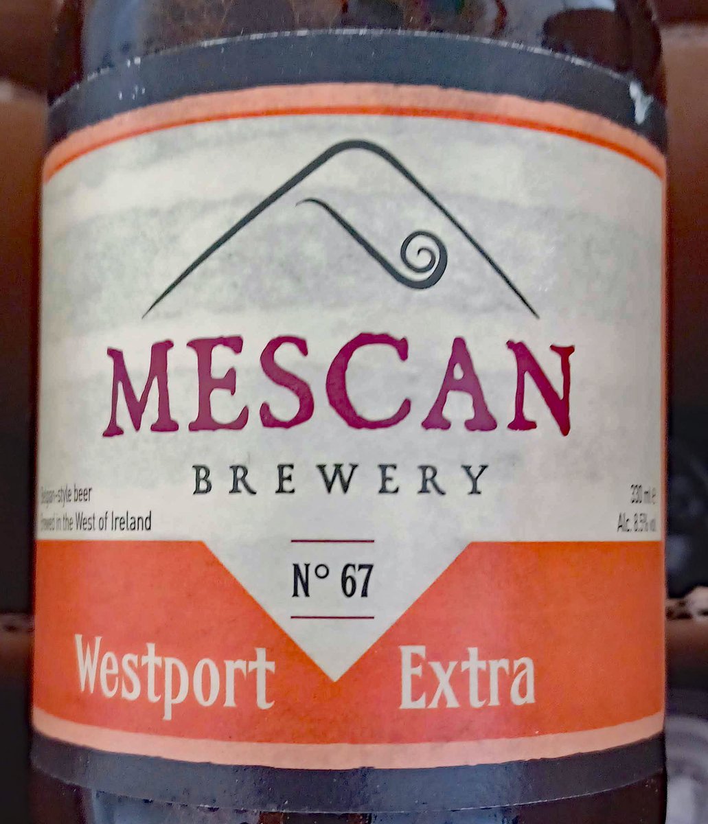 CorkBilly's tweet photo. Sipping one of the best beers around, the @mescanbrewery Westport Extra 8.5%. #supportlocalbrewers Belgian style and Irish finesse earning aย Formidable! Don't think #WOLLIV will be getting the same ranking. https://t.co/to7VDLk4iQ