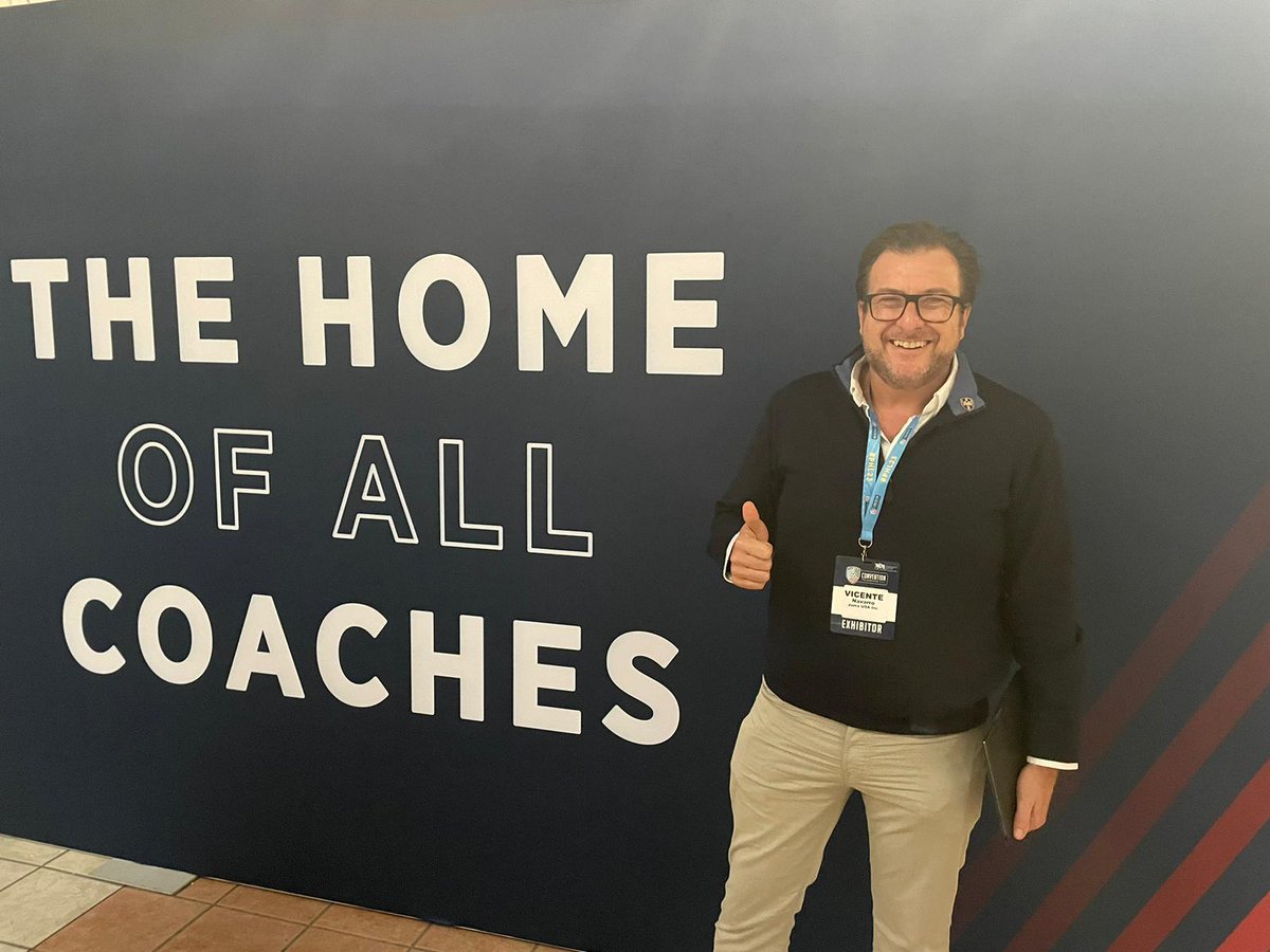 ACMConnect's tweet photo. We had a great time connecting with friends, partners, and clients at the 2023 #unitedsoccercoaches Convention in Philadelphia @GotSoccer @soccerdotcom @Rayados https://t.co/NLqIWIVD46