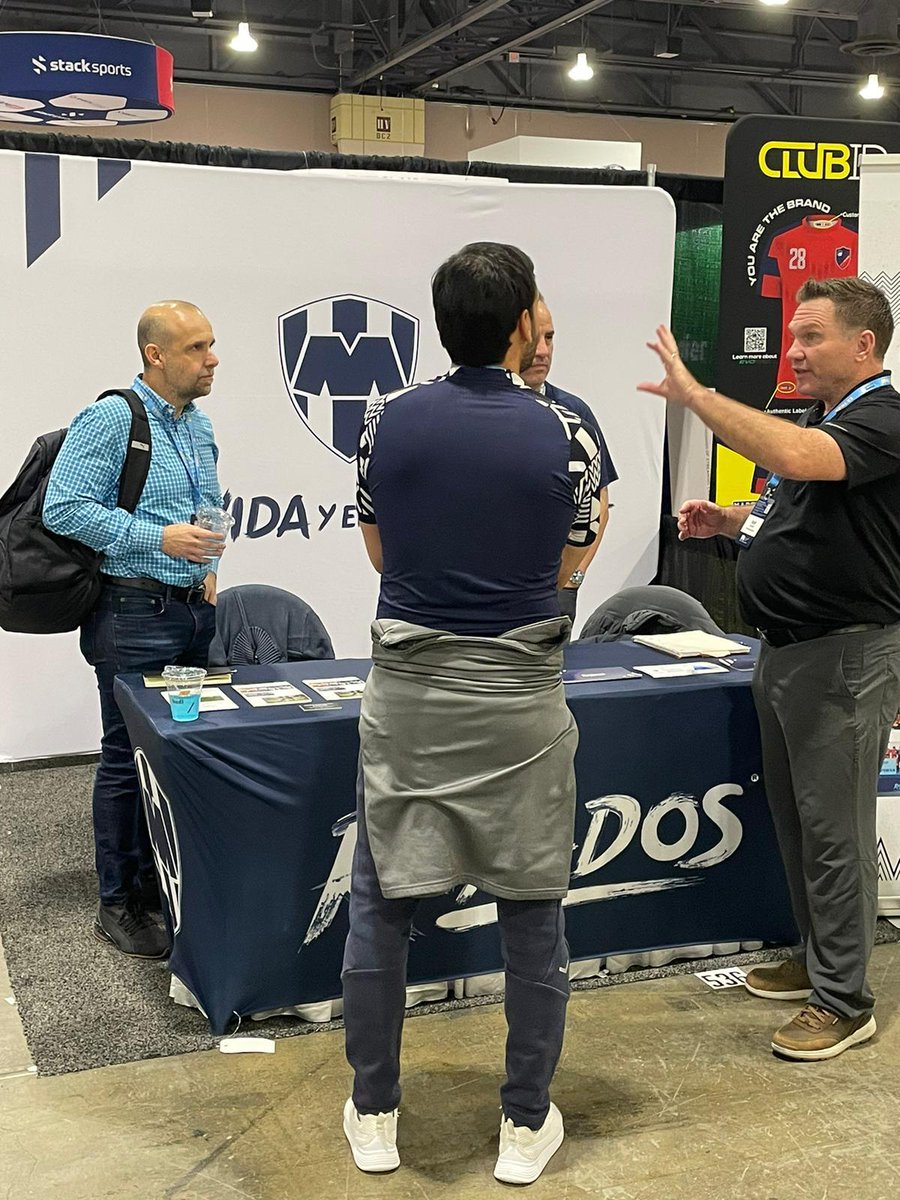 ACMConnect's tweet photo. We had a great time connecting with friends, partners, and clients at the 2023 #unitedsoccercoaches Convention in Philadelphia @GotSoccer @soccerdotcom @Rayados https://t.co/NLqIWIVD46