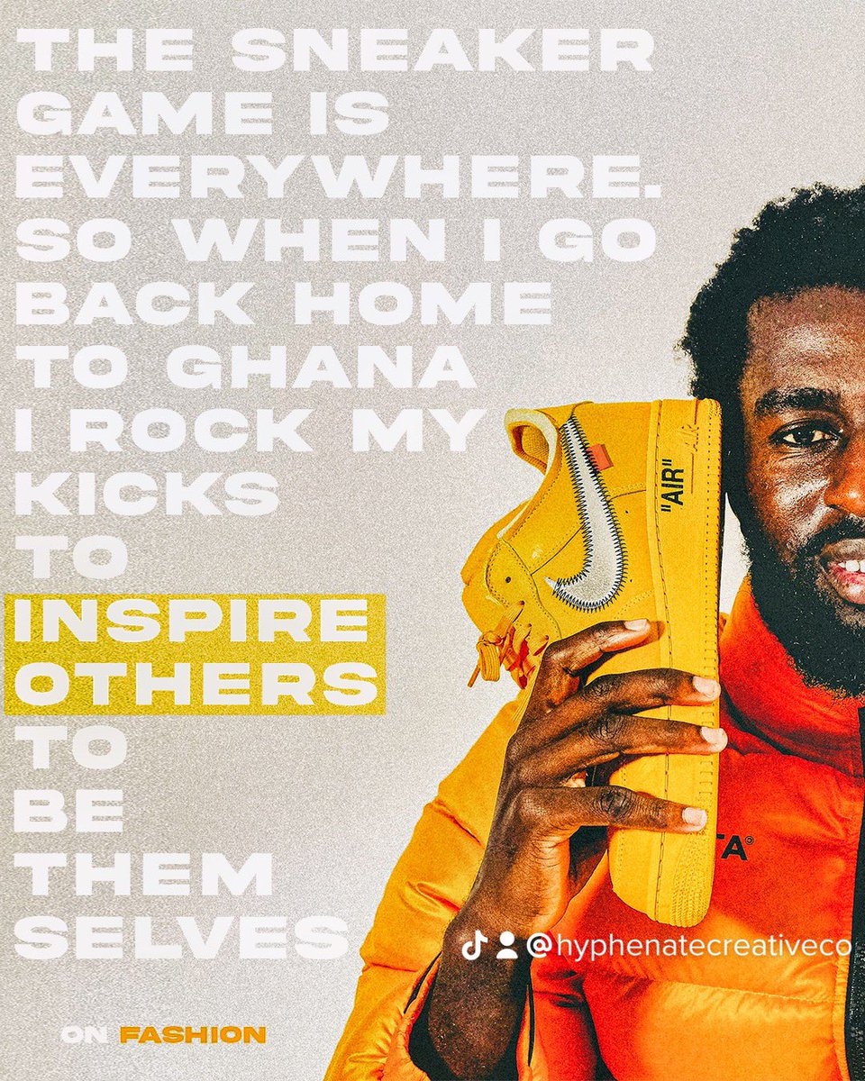 HyphenateCo's tweet photo. Styled in his favorite Nike collabs, we sat down with @CharlotteFC midfielder @21_djones to discuss football, fashion, and his Ghanaian heritage. Link in bio to read more ♾️ https://t.co/3x5ktgqgSi