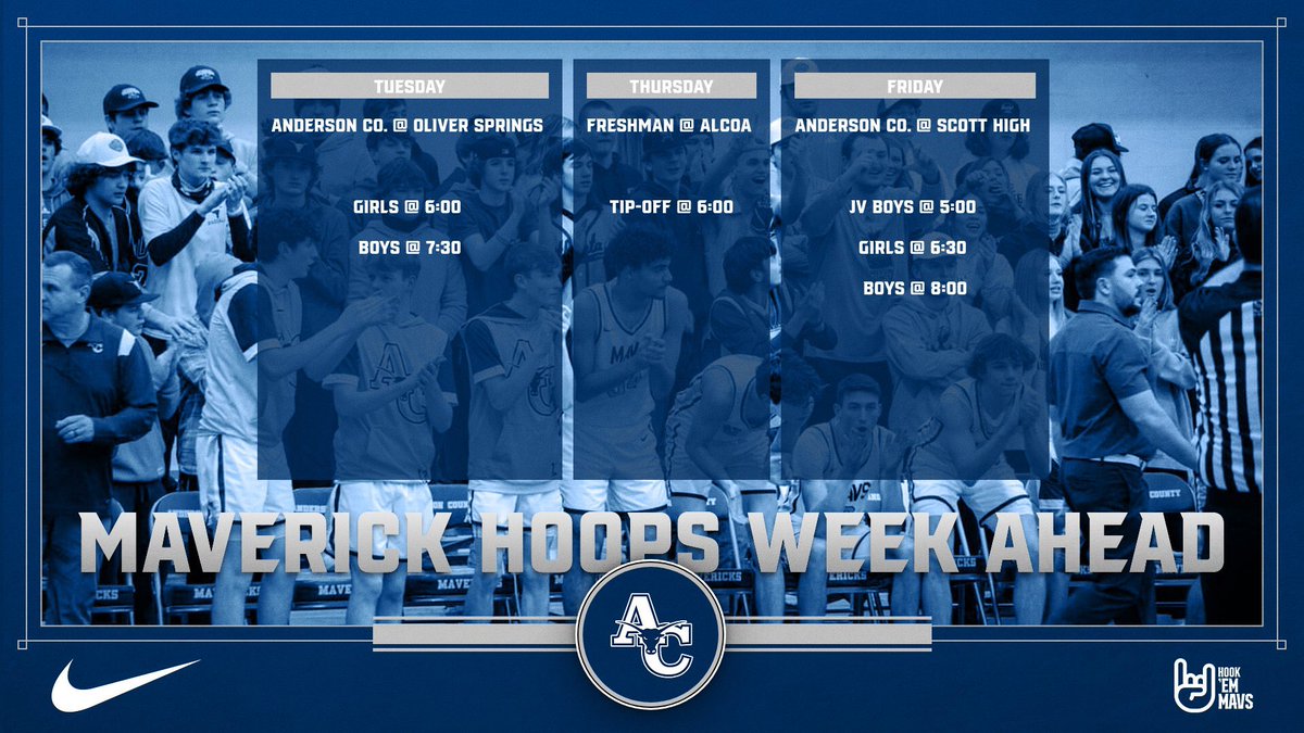 Anderson County Basketball (@acmavsbball) on Twitter photo Mav Hoops this week. Let’s Go!! #GoMavs🤘 #MaverickMindset <a href="/MaverickAD1/">GaryTerry</a> <a href="/AllThingsACMavs/">All Things Mavs 🤘</a> @BenDownsACMAVS <a href="/MrFreemanAC/">Travis Freeman</a> <a href="/ACLadyMavsBball/">Anderson County Lady Mavericks Basketball</a> Mav Hoops this week. Let’s Go!! #GoMavs🤘 #MaverickMindset <a href="/MaverickAD1/">GaryTerry</a> <a href="/AllThingsACMavs/">All Things Mavs 🤘</a> @BenDownsACMAVS <a href="/MrFreemanAC/">Travis Freeman</a> <a href="/ACLadyMavsBball/">Anderson County Lady Mavericks Basketball</a>