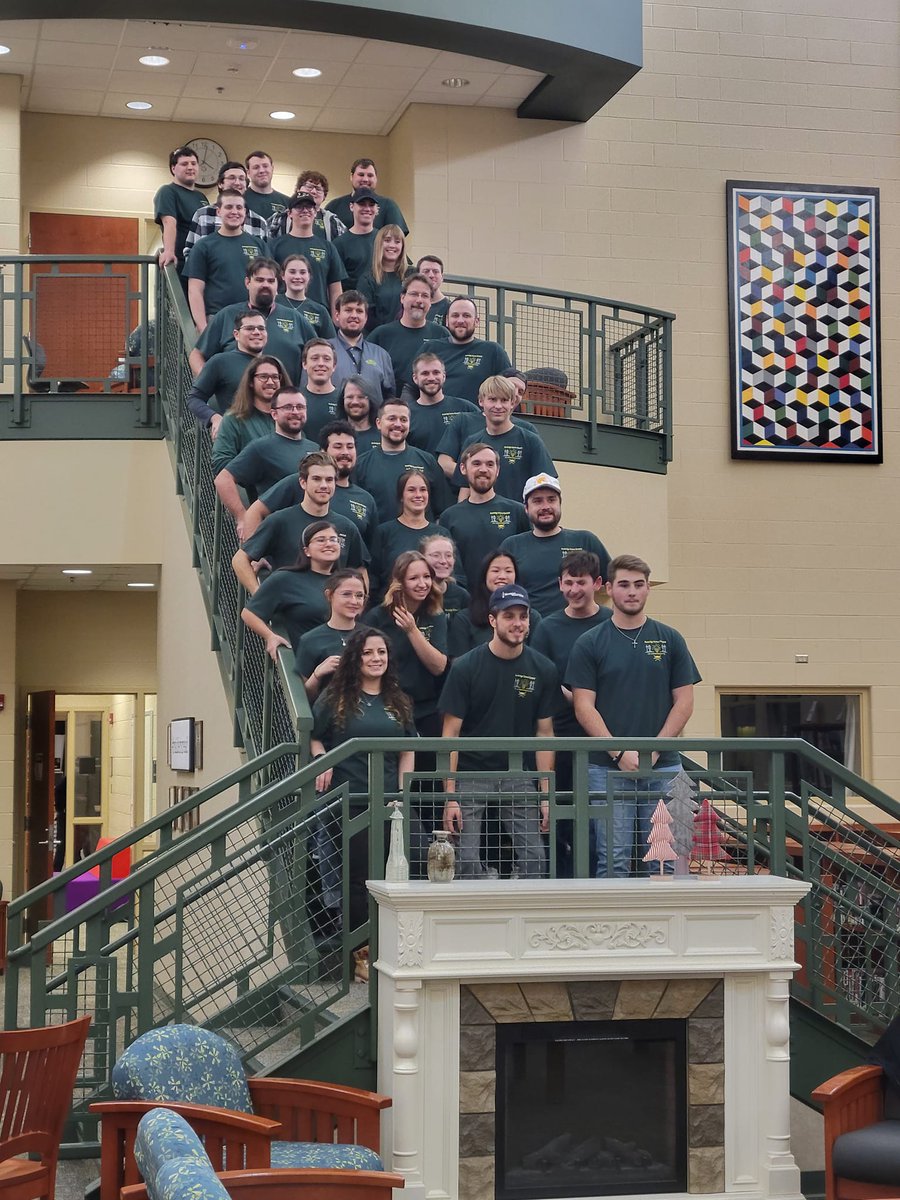 IndianaSciOly's tweet photo. This photo is a testimony to the impact Science Olympiad has on those involved. Thank you to Jeremy Gerber, Jerry Glass, and the Northridge SO alumni for always providing a stellar invitational for our students. #INSciOly #SquireSTEM https://t.co/PzXDjdzEBq