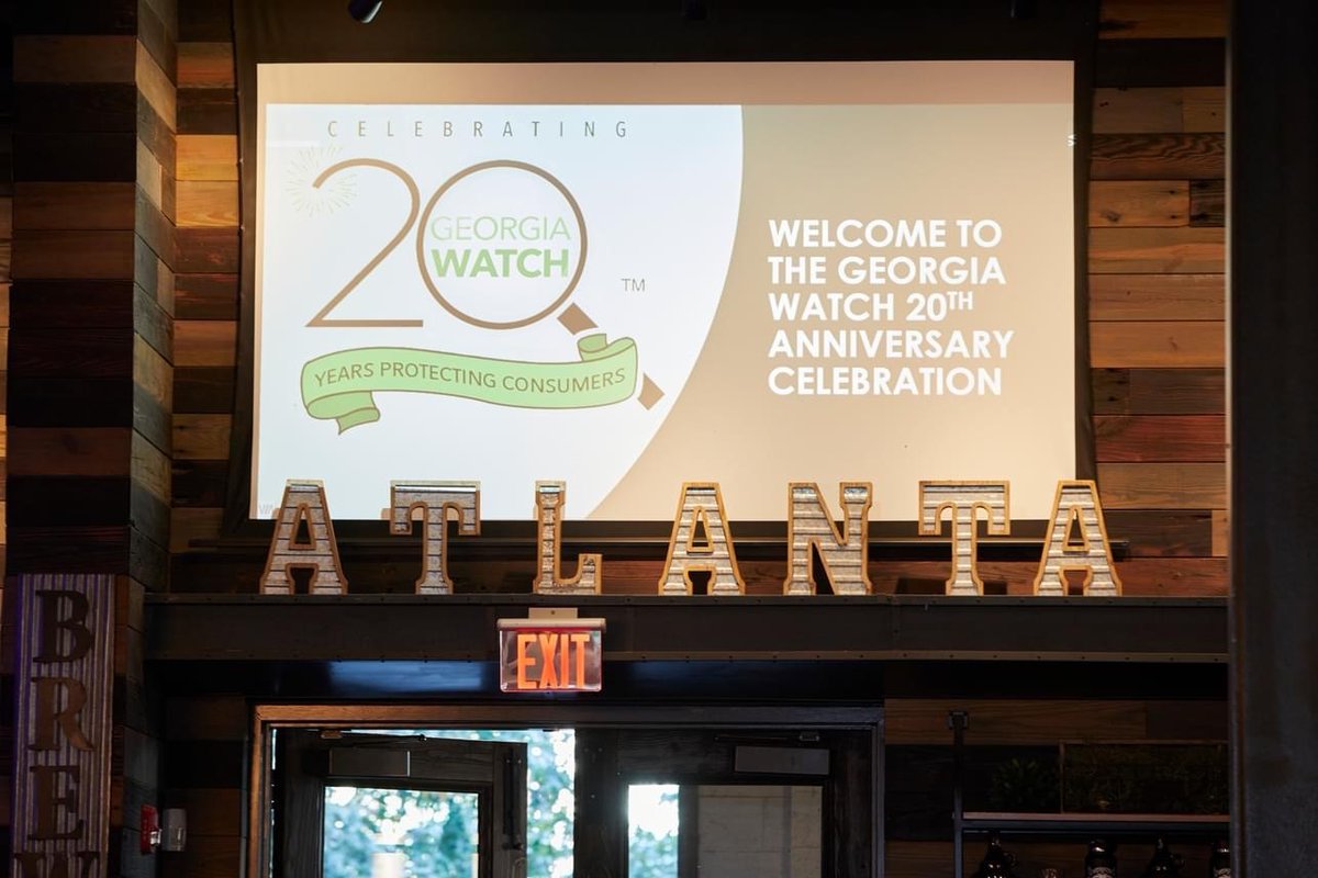 Fry | Goehring was honored to help sponsor @georgiawatch's 20th Anniversary Celebration late last year. 

Georgia Watch is the state’s leading #consumeradvocacy and education group. Teaming up with like-minded organizations is one of our favorite ways to #giveback! #FryGoehring