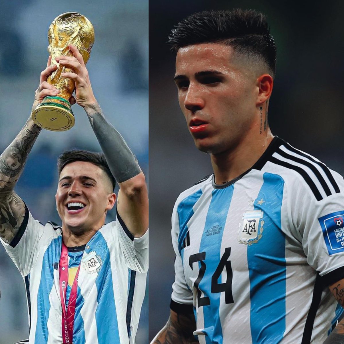 Brilló en Defensa y Justicia y en River Plate. Está rompiéndola en Benfica. Y ya fue campeón del mundo con la Selección de Argentina. Uno de los mejores mediocampistas en la actualidad. El pibe que salió a jugar un Mundial como si fuera un torneo de barrio.

¡FELICES 22, ENZO!