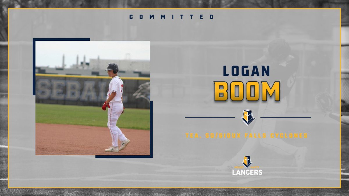 Lancer Nation, welcome Logan to the family! Excited to have Logan joining us next fall!