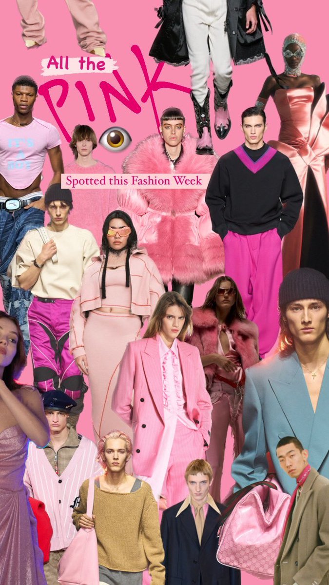 phutistyles's tweet photo. Obsessed with pink?💗Me too! Here’s a thread of all the times I spotted pink this fashion week! From full pink head-to-toe looks to accessories, the color pink is not going anywhere this season!#PINKPRACTICE #fashionweek #pink #MilanFashionWeek2023 https://t.co/NqkpWq5a1h