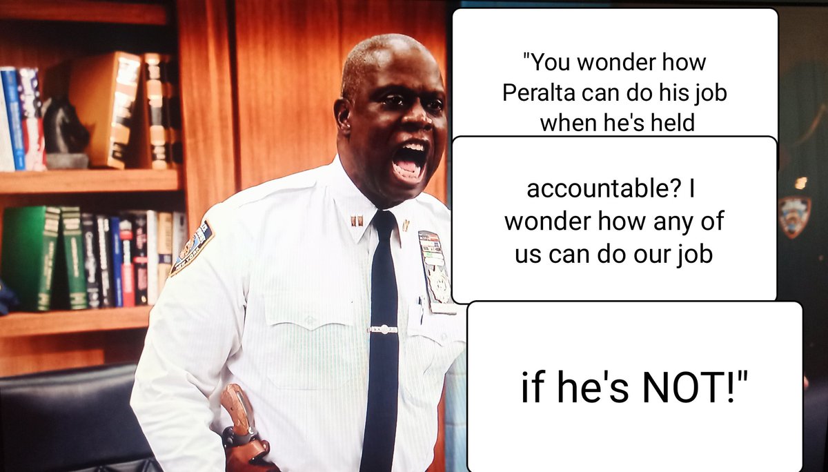 Ame0baRepublic's tweet photo. Season 1, Episode 2 vs Season 8, Episode 6, because the answer to his question is "Not a good one." #CaptainDad

He wasn't trying to punish you, Jake — he loves you, and cares about what kind of person you're going to choose to be. He'll help.

That's what a good father would do. https://t.co/kQkKunhvsi