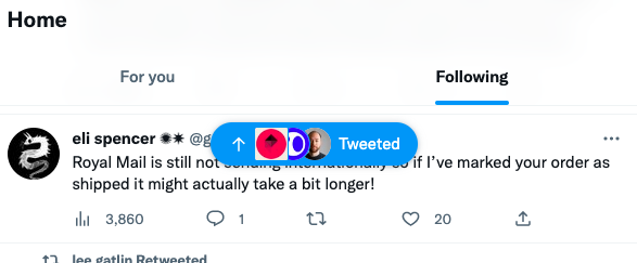 Chockus's tweet photo. Twitter's design team really working overtime. SIKE. https://t.co/yewXzx5YEi