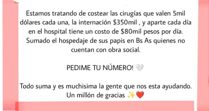 SantiFernandeez's tweet photo. @santumaratea1 nos darias una manito? Es para el hijo de un amigo que tuvo un accidente con uno de sus ojitos! Sacando cuentas hay que costar cerca de 4 millones! Su difusión ayuda! Se estan haciendo rifas si quieren colaborar! https://t.co/LS2tOyAVIE