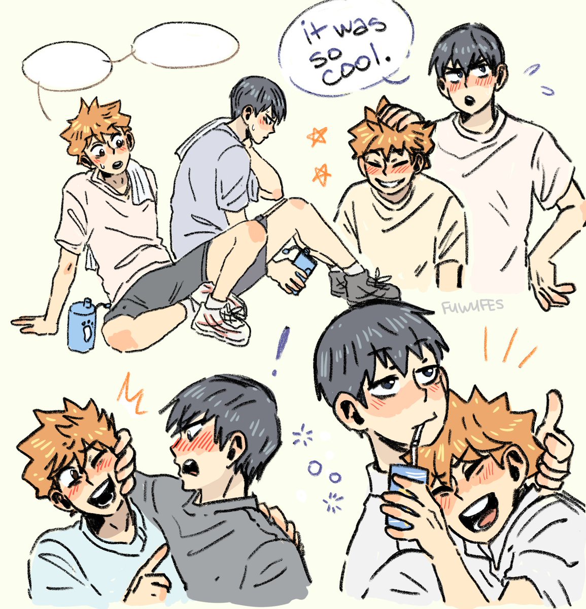 too close....

#haikyuu #kagehina