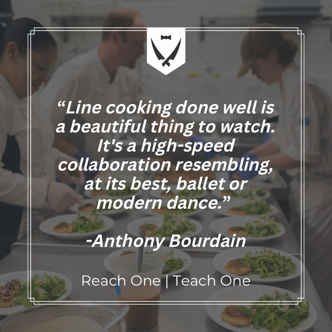 CulinaryAB's tweet photo. “Line cooking done well is a beautiful thing to watch. It's a high-speed collaboration resembling, at its best, ballet or modern dance.” -Anthony Bourdain

Our students learn from Chefs with years of experience dancing on the line. Register now for #GOCook https://t.co/n43KZBbAgr https://t.co/DaaShktRku