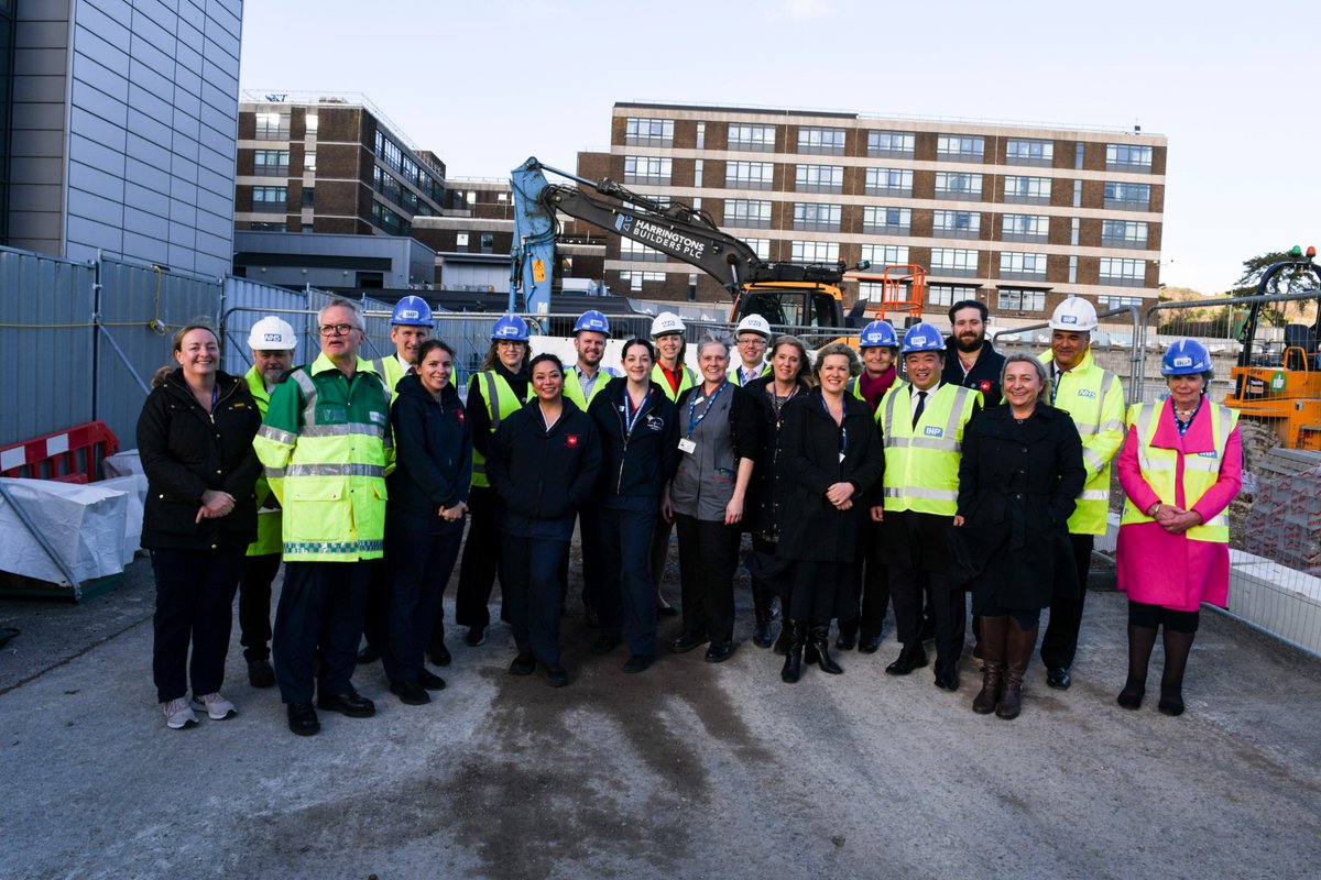 We recently had a "cutting the sod" ceremony to mark the start of construction for our new Emergency Department. 

Some of the clinical and non-clinical teams, involved in planning the new facility, were joined by our Executive team and local MPs to mark the occasion.