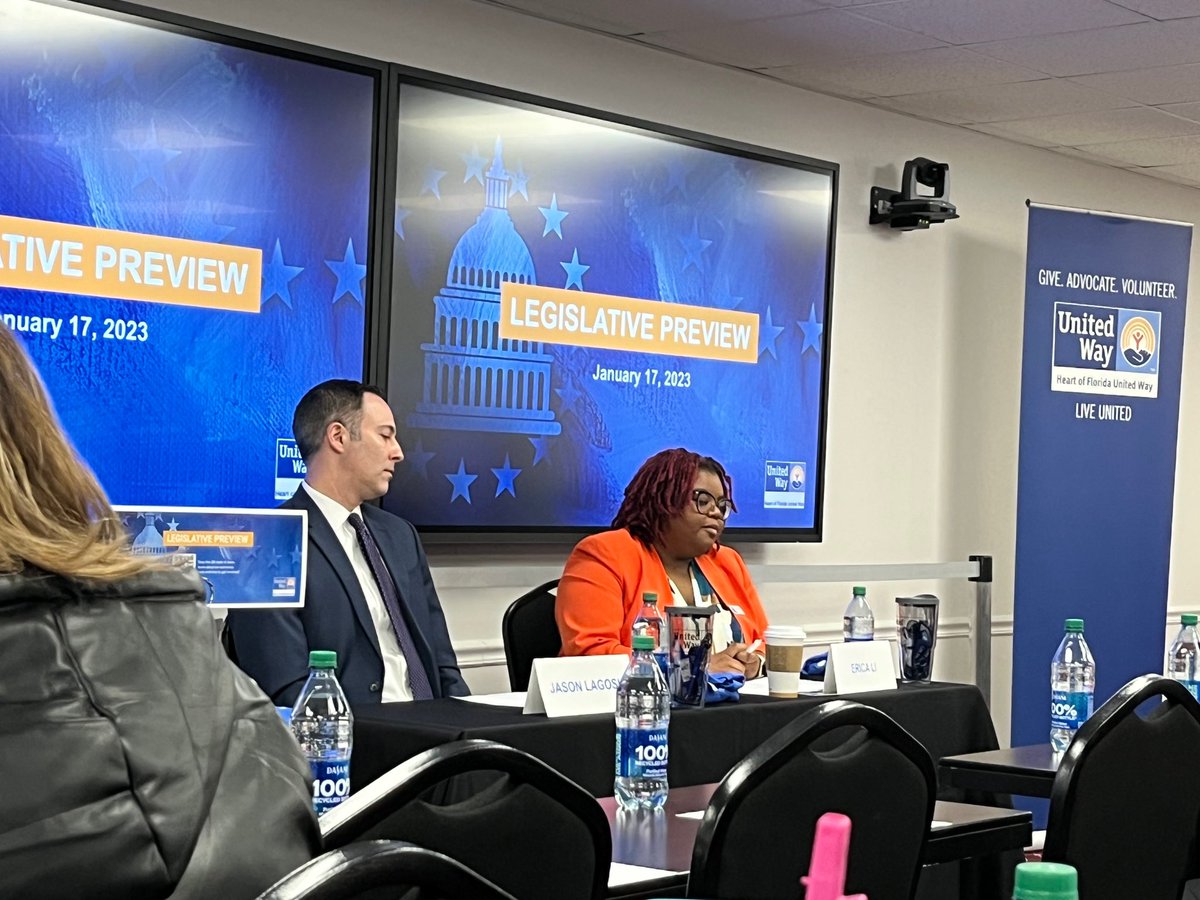 FloridaPolicy's tweet photo. Thank you to @hfuw for the great discussion this morning! Legislative Preview panel included FPI’s Erica Li and FPI board member Elisha Gonzalez
#UnitedWay #LiveUnited #LegislativePreview #HealthPolicy @Hayward60 https://t.co/kCzRcHSQrd