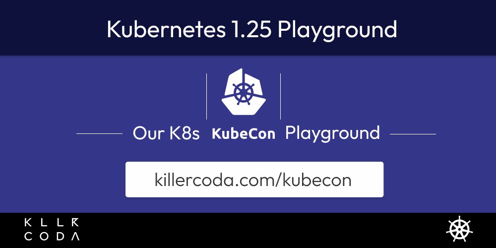 rob_rich's tweet photo. https://t.co/FMf8Vm79Lo - a #k8s playground that always has the latest #kubernetes verson. @killercoda also has specific k8s version playgrounds too. https://t.co/wYK1L3iZ59