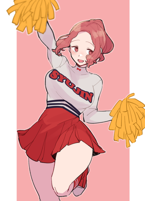 「brown hair cheerleader」 illustration images(Latest)