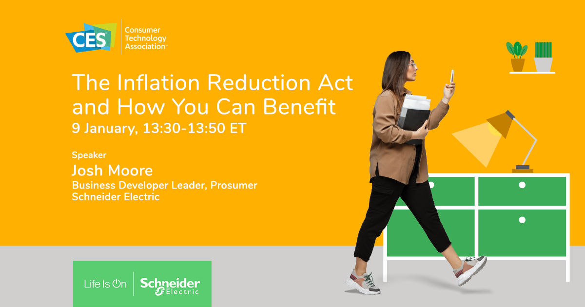 At CES 2023, you will get to know about the latest Inflation Reduction Act, and what does it in store for homeowners through our live innovation talk, "The Inflation Reduction Act and how you can benefit"

 #sustainablehomes #ces2023 
 
Register here: spr.ly/60153X13l