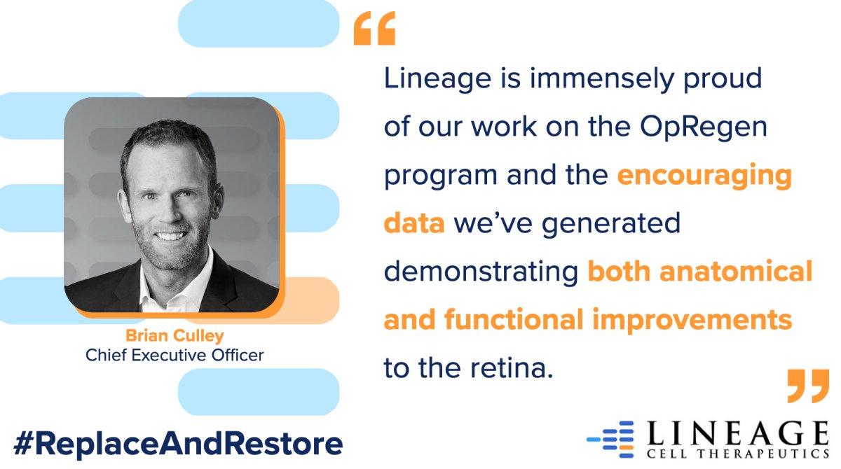 Lineage Cell Therapeutics on Twitter: 