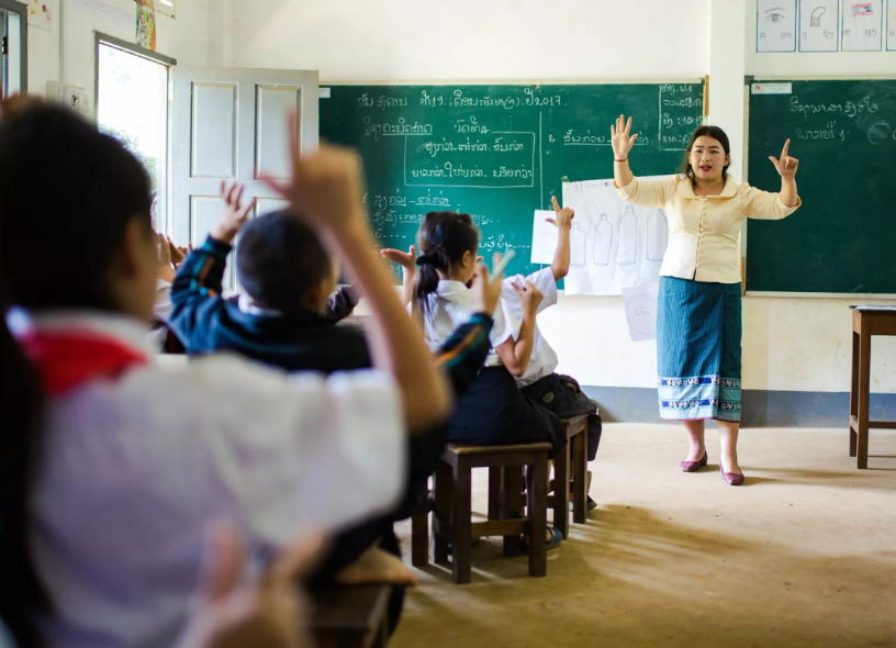 Behind (or in front!) every good student, stands a GREAT teacher. To date, we have trained more than 3,000 teachers and continue to empower them to lead dynamic classrooms. Support our teachers at pencilsofpromise.org. #teachersupport 

It all starts with a teacher. ✏️