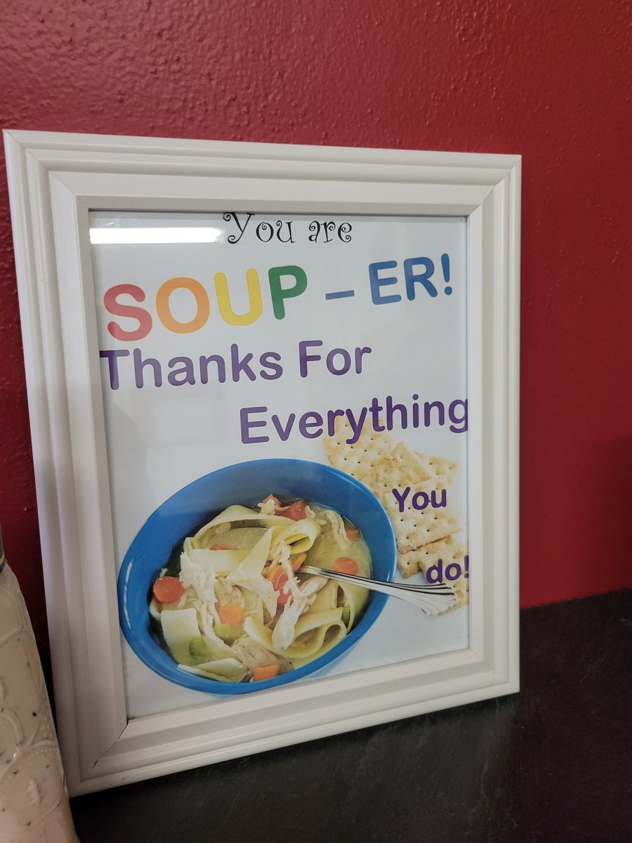 Thank you to the MC Leadership class for the amazing soup and salad lunch!!! Absolutely hit the spot 😍😍😍