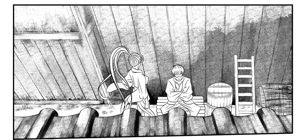 漫画進捗21 時短の行き着く先は、3D素材にあると思い、せめて屋根瓦の3D素材だけでもパースの掛かった背景に落とし込めないかと試行錯誤するも、上手く行かず😱 また時間のある時にチャレンジします😭 画像は無関係😂 #漫画家志望さんと繋がりたい #漫画好きと繋がりたい #漫画が読めるハッシュタグ