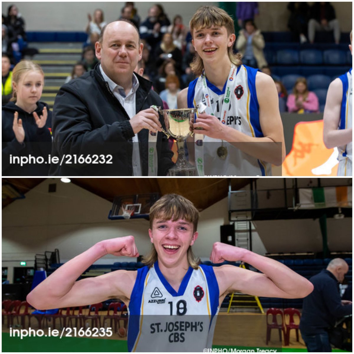 KiladanganGAA's tweet photo. Congratulations to James O'Meara who captained Nenagh CBS today to win the All Ireland Under 19 C Schools Basketball title. Well done to James and his teammates 🏀 https://t.co/xOeRZQQ0OW