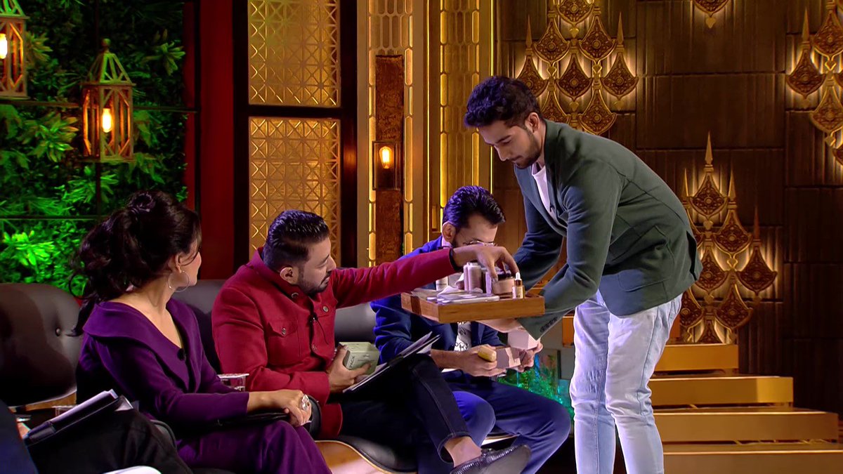 SonyTV's tweet photo. #WatchNow

Sunny and Sayyam Jain present their wellness brand #GharSoaps, which offers a wide range of hair and skin-care products infused with Ayurveda and modern science! Will the Sharks seal a deal with them?

Keep watching #SharkTankIndia, only on Sony TV! https://t.co/EOPyG8YWbM