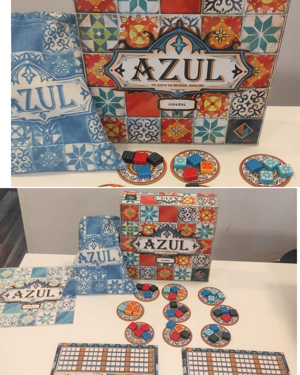CentralOcio's tweet photo. Quieres conocer y jugar a: Azul?
Disponible en 📍 Ocio Central: en tienda y en ludoteca‼️
👥 2 – 4 jugadores
⌚ 30 – 45 minutos
🎂 Edad: 8+
Azul invita a los artistas del azulejo a embellecer las paredes del Palacio Real de Évora.
#azul #azuljuegodemesa #azulboardgame #bgg https://t.co/rAq7snhJUf