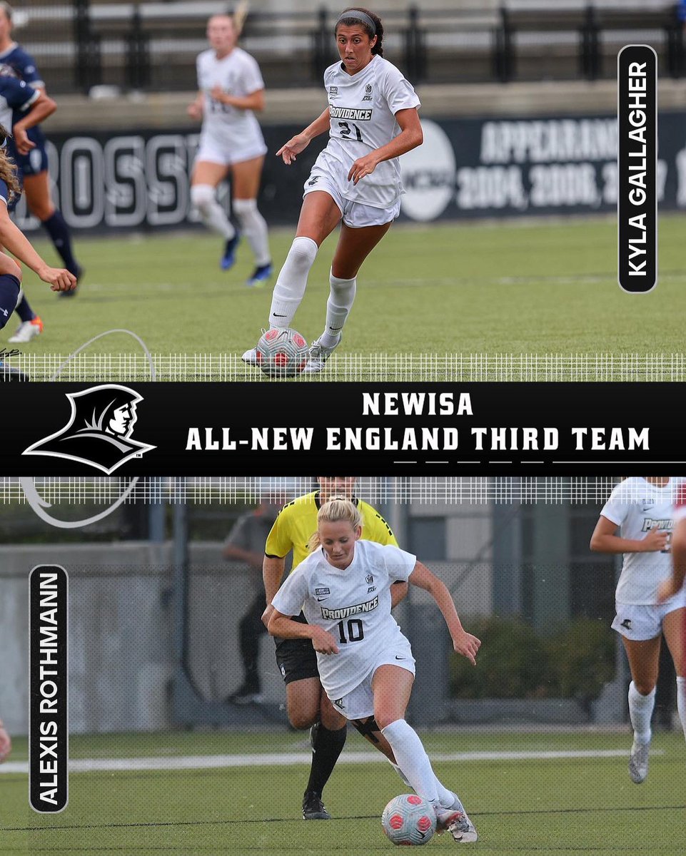 Congratulations to Meg, Avery, Kyla and Alexis for earning NEWISA All-New England honors! ⚽️💪
