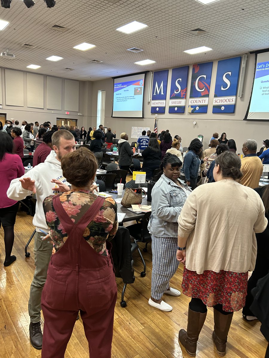 MotivatorMo's tweet photo. During January's TDW, teachers are motivating one another using the back-to-back and face-to-face strategy as they share how IP3 &amp; the 5Es are discussed when collaboratively planning. #ScienceinAction
@PLSLearn @MSCSK12 @SuptCFOToni @DrAWhitelaw @CAOCARSONJ @AsstSuptScott https://t.co/Or7wqJSyOy