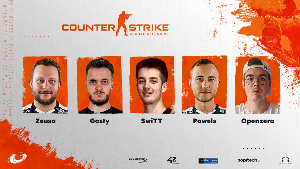 Fragboxgaming's tweet image. #CSGO 🪖 🇫🇷

The five is finaly complete for our CSGO FR team :

🫡 @Zeusa94
🫡 @SwittFPS
🫡 @G_o_S_t_Y
🫡 @P0WELScsgo
🫡 @openzera
&amp;amp; their manager @pew_csgo 🪪

Joins us in welcoming them ! Can&apos;t wait to see you play together 🤩

#WeAreOneFBX