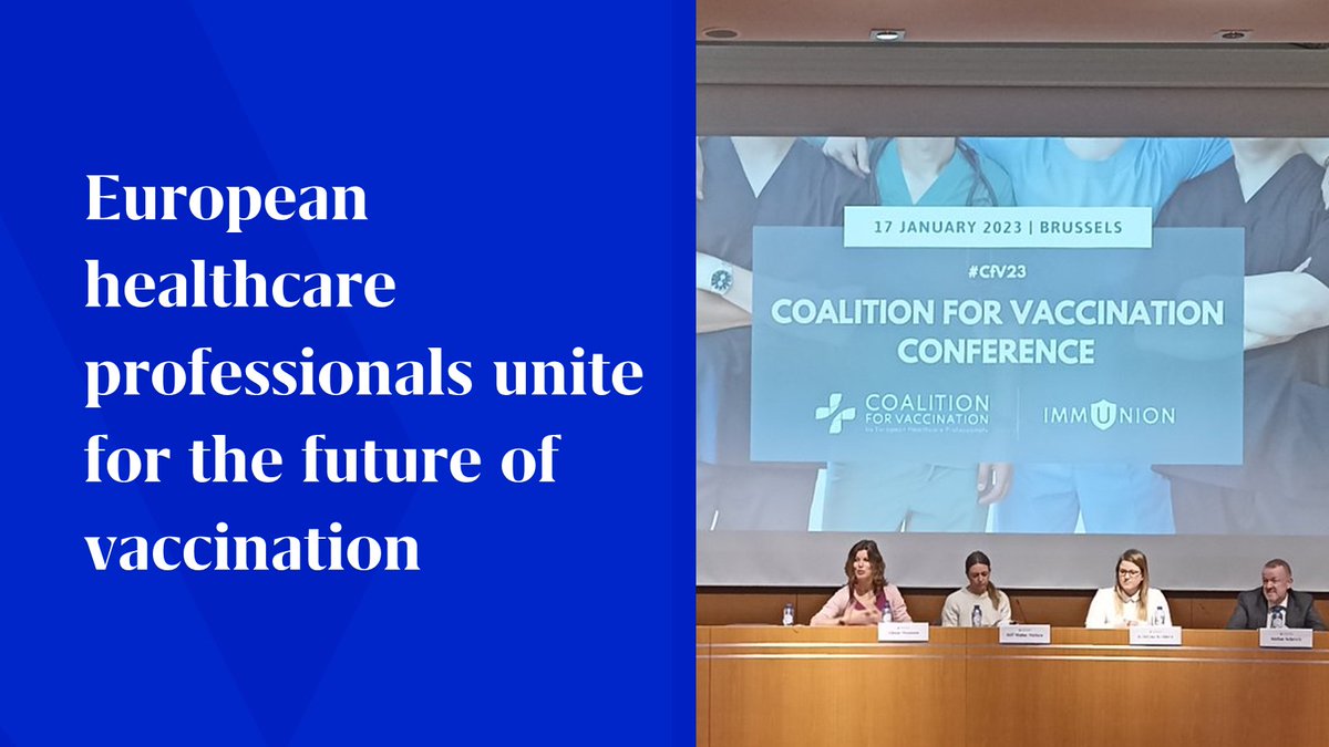 📢 European healthcare professionals unite for the future of #vaccination

Nearly 100 experts from across Europe gathered today for the #CoalitionForVaccination conference to discuss vaccination policy and healthcare professionals' role

➡️ Press release: cpme.eu/news/european-…