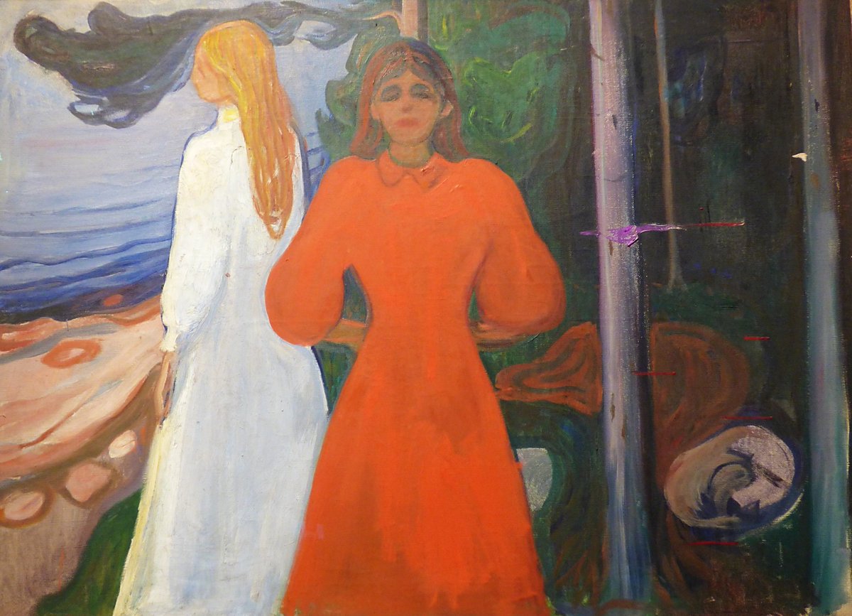 patriciacarles's tweet photo. #expoMunch #EdvardMunch "Rouge et blanc", 1899-1900. Le blanc de la chasteté contre le rouge de l’érotisme in "EDVARD MUNCH. Un poème de vie, d’amour et de mort" au @MuseeOrsay https://t.co/qYeHzS7IVI ⬇️ https://t.co/snpHtbsWRx