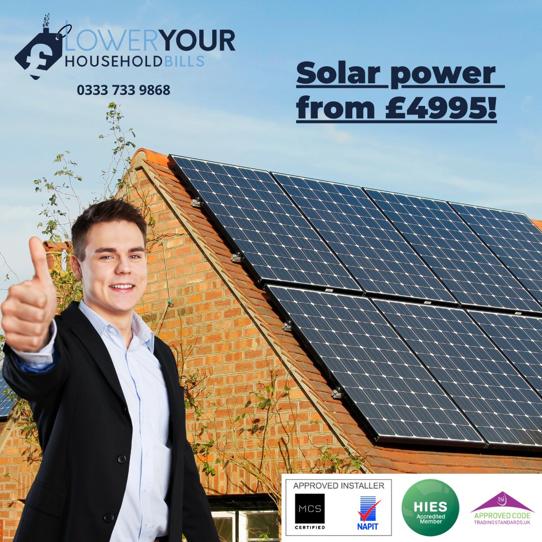 CALL NOW for HUGE January OFFER…

Or get FREE INSTANT QUOTE HERE: ecs.page.link/oQzgu

#MoneySaving #HouseholdBills #Bills #SolarPV #BatteryStorage #Commerical #Insulation #SolarPower #SolarSystem #EnergyBills #SolarElectricity #HeatingBills #LowerYourHoueholdBills