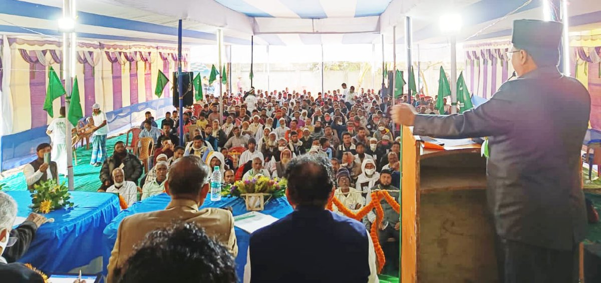 AbubackerIUML's tweet image. IUML West Bengal 14th state conference held on 15.01.2023 in Nadia dt,Bikrampur@Quaid-e-millath Nagar.Delegates attended with enthusiasm and spirit.Myself recalled IUML Bengal leaders contribution to nation,Ummah.ET Bashir MP.Well arrangement by Zafarulah,AbulHusai