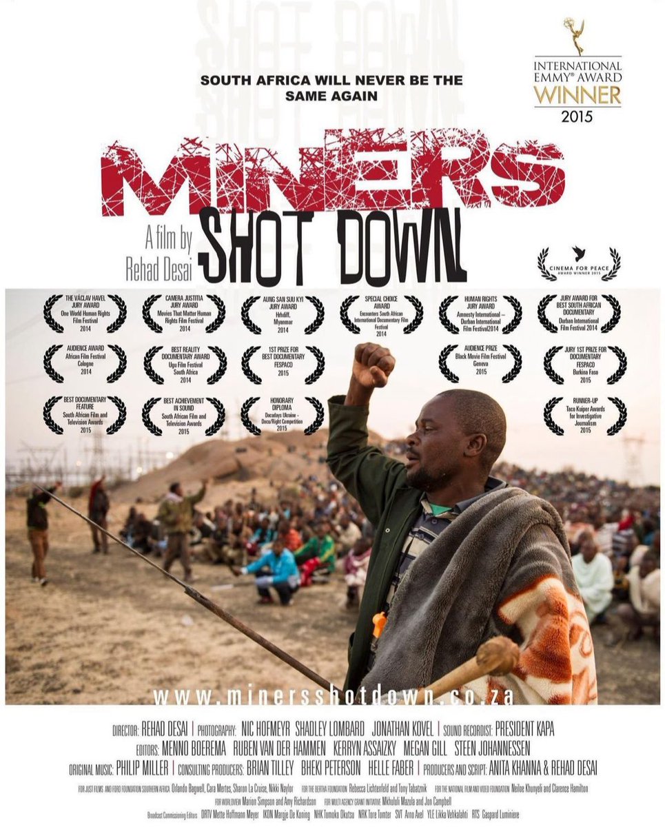neo_centric's tweet image. Stream Emmy award-winning documentary, Miners Shot Down 

Exclusively on neo-centric🎬🇿🇦🤩

R15/per month 

#streamLocal #safilm #miners #Documentary #film #FilmTwitter #neo_centric