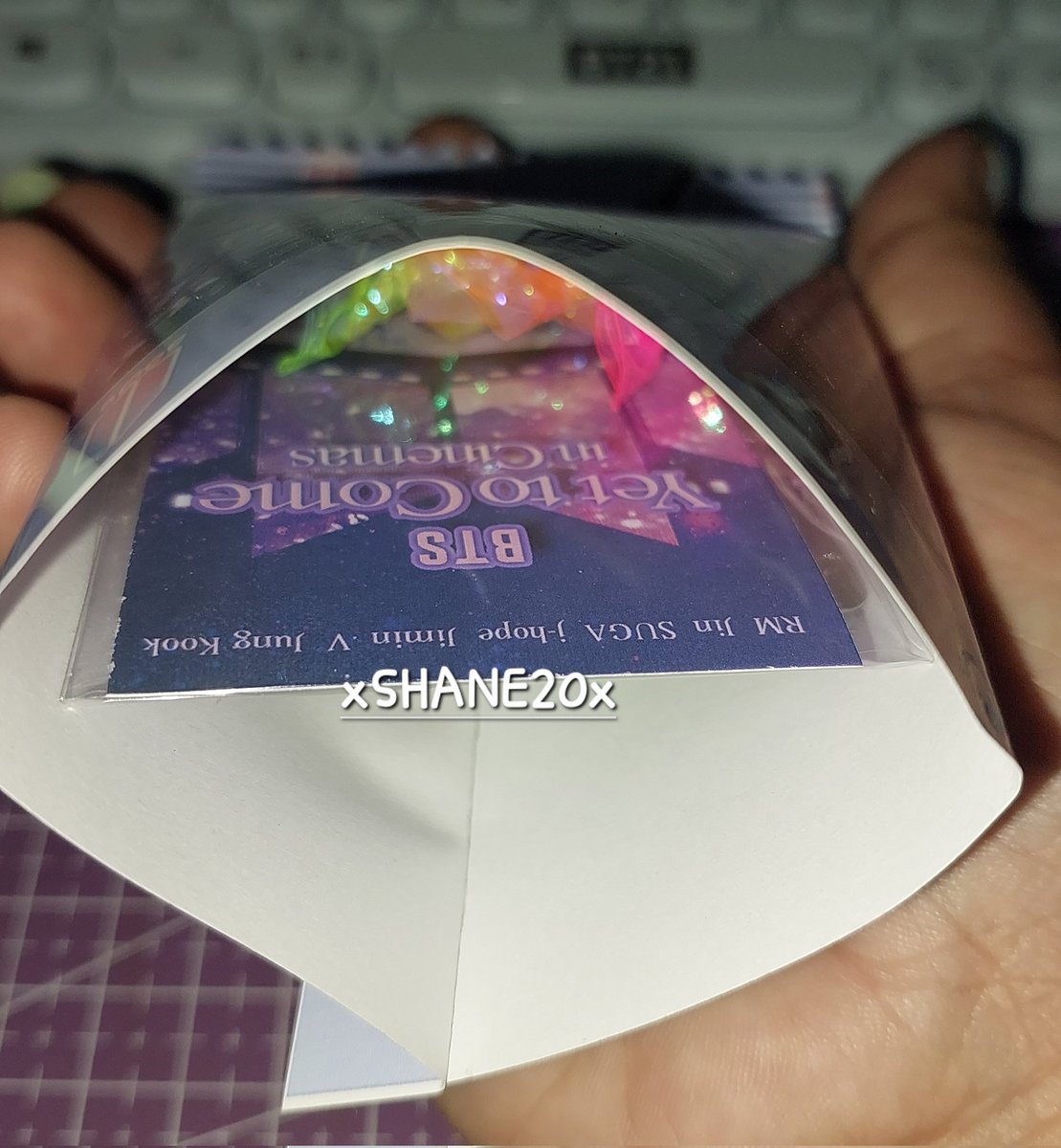 xSHANE20x's tweet photo. #YetToComeInCinemas 
if you're going to @army_cavite's SM Dasma Blockscreening!

I'm giving away these pouches 💜 Everything is design/prepared by me. Pagdamutan nyo na hehehe

See you there!!! https://t.co/QPecJMPxBM