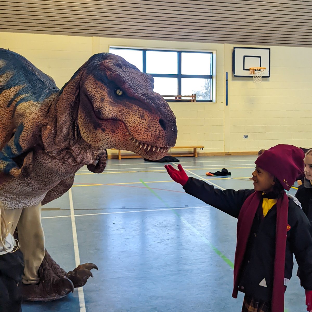 Thank you so much to <a href="/teach_rex/">Teach Rex 🦖</a> and JAM the t-rex for visiting us today, our pupils had an amazing time learning all about dinosaurs! #FelstedInsipres #FelstedFun🦖