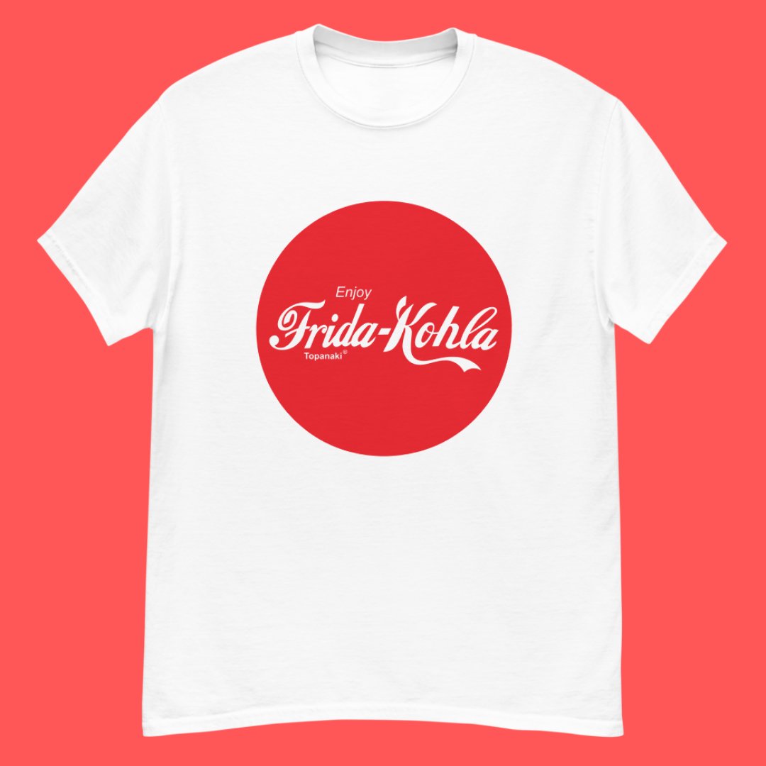 Nuestros primeros diseños:

Frida-Kohla, la bebida más refrescante de México. El homenaje a una musa del arte, de la lucha social y del feminismo.

Consíguela aquí:

topanaki.com/products/camis…