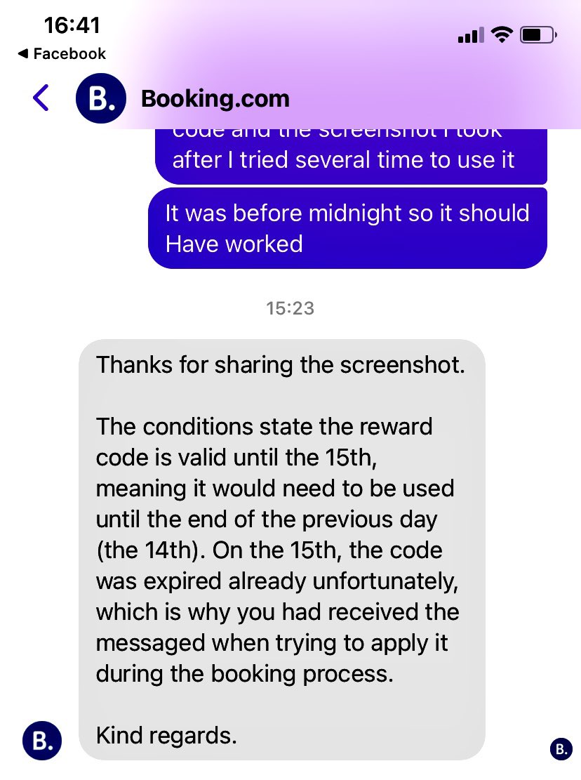 TerrySalerno's tweet photo. It’s official @bookingcom think we are a bunch of idiots 👏🏻👏🏻 #booking.com you are the worse Customer Service I have EVER experienced! https://t.co/pSy3B2P5AL