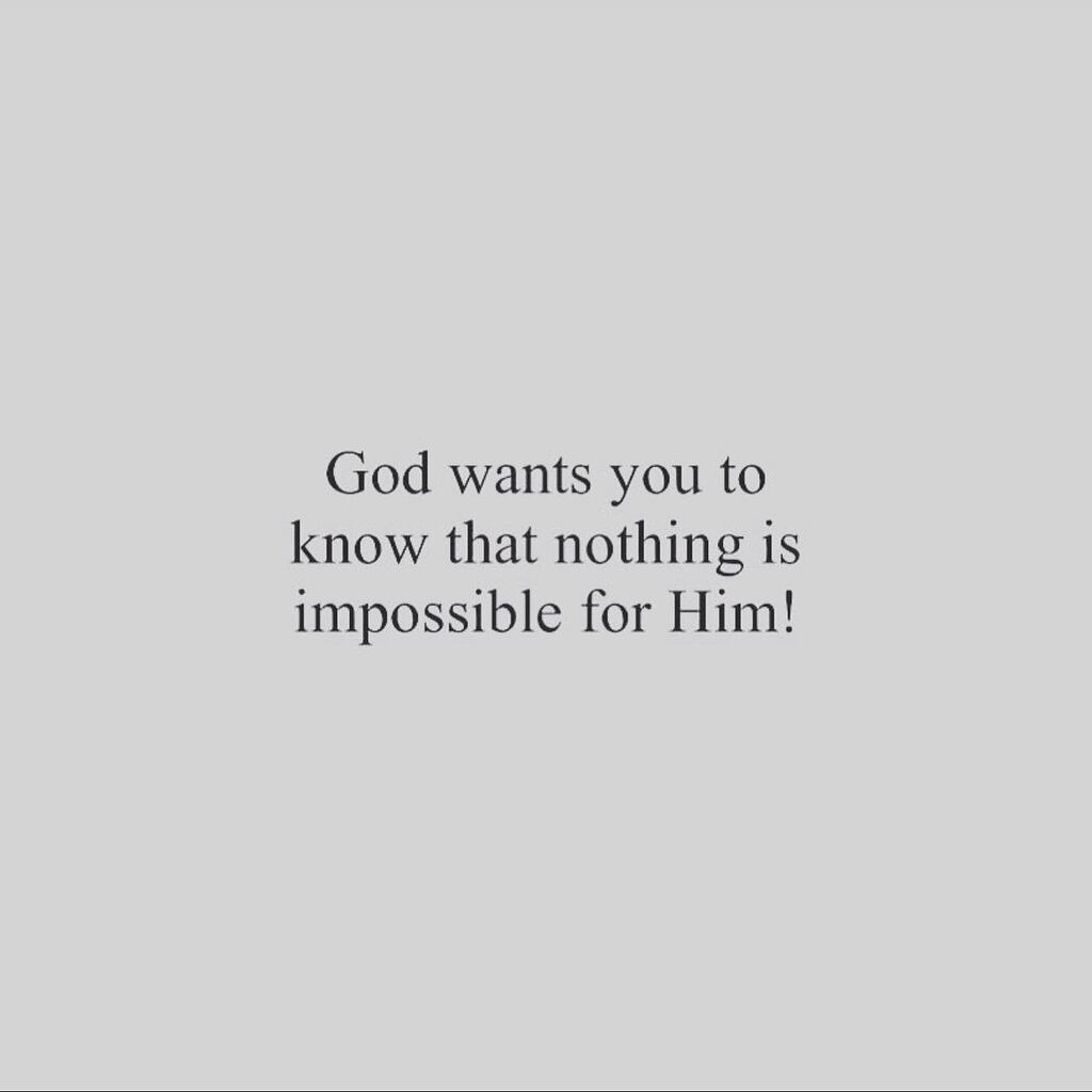 troubledontlast's tweet photo. God's power reveals itself best when things seem impossible. #nothingisimpossibleforgod

Nothing is too hard for God. Everything is possible when He is involved. #withgodanythingispossible

God is the God of the impossible and the One who can make a mira… https://t.co/vPdcI4twQC https://t.co/yYnrihz3zP