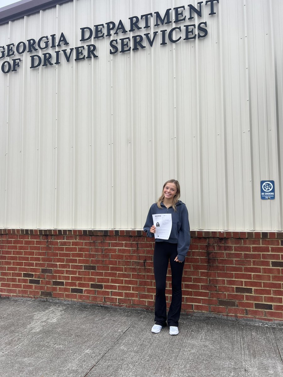 It’s official, we have a driver! Prayers for our nerves are welcomed! 😬