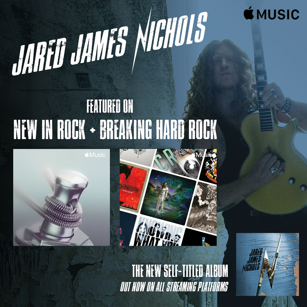 You can hear tracks from my new album in #NewInRock and #BreakingHardRock on @AppleMusic!!!