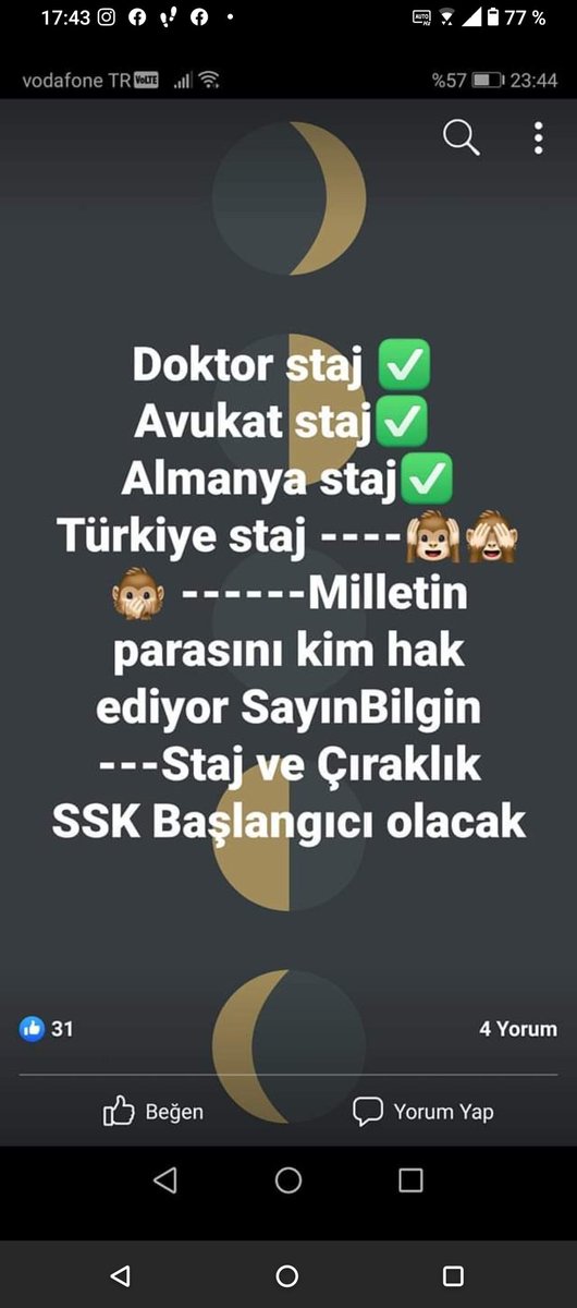 #StajSskBaslangiciOlsun  Sayın bilgin Haberiniz olsun Böyle bir dünya yok