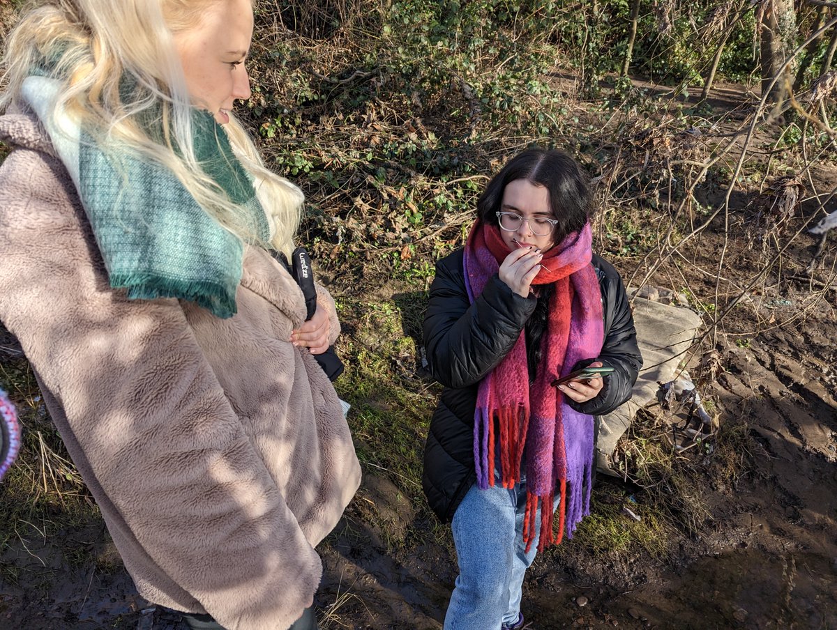 O_o_Frank's tweet photo. Really fun to be out with the @Otter_Project crowd doing a survey of #otter #spraint along the #Taff. Exciting to find some new spraint, after the recent flooding along the river. Best ID: the smell test? https://t.co/jJNMpZjIhM