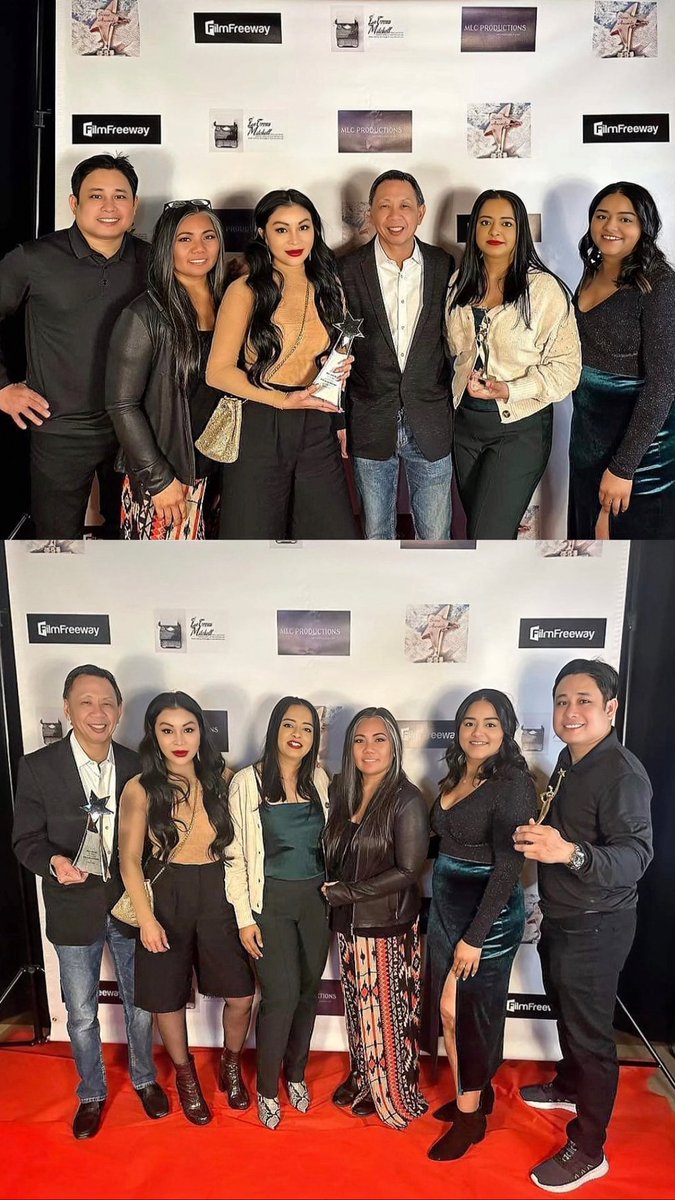 justmemaria40's tweet photo. What an amazing time. Thank you MLC Awards for having us &amp; the 2 awards.🙏🏼🥰🎬❤️🏆👑💃 https://t.co/TrnsqN2rAw
