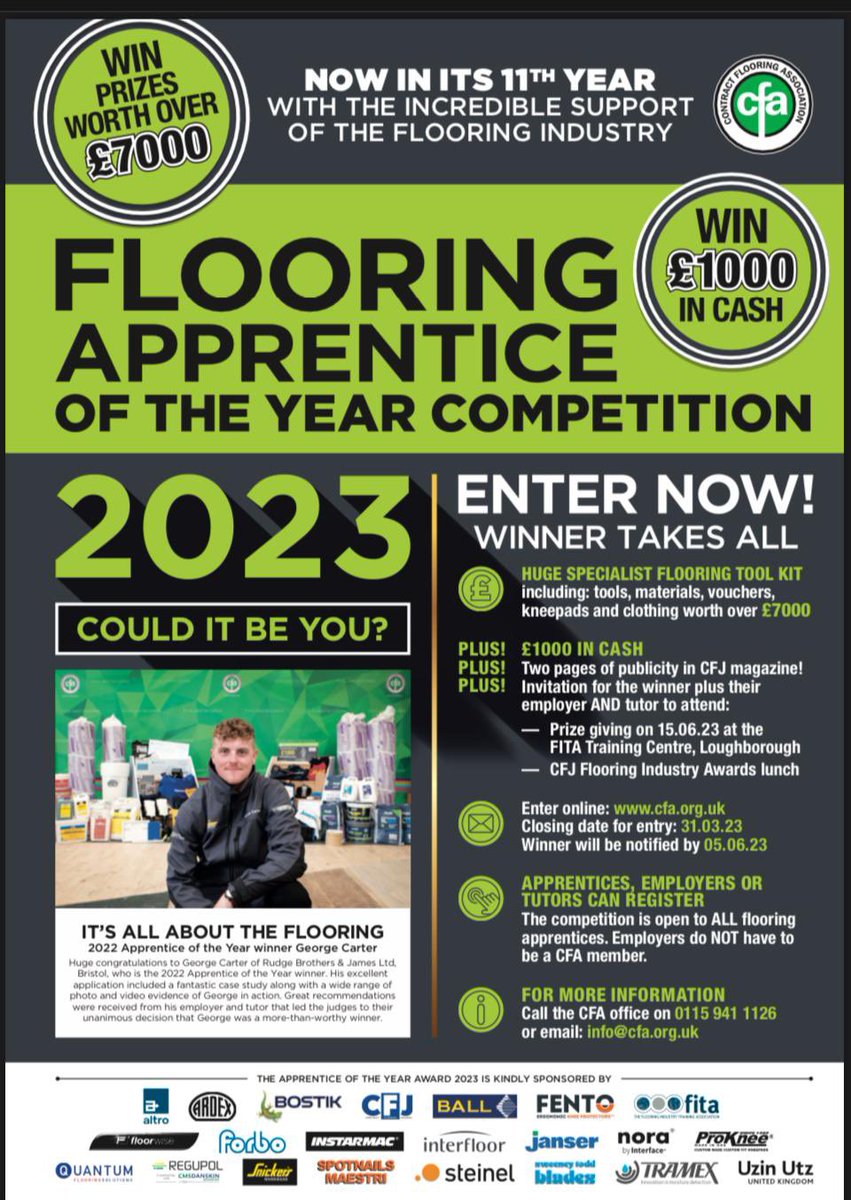 Spotnails are proud sponsors of the CFA.