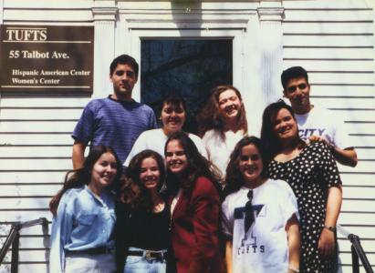 TuftsTARC's tweet photo. The Latinx Center Records contain materials documenting the story of Tuft’s Latinx Center. Founded in the 1990s, the Center provides emotional and structural support to Latinx, Caribbean, and Latin American students. Learn more about the collection: https://t.co/TFptMAsXAn https://t.co/ZmwajnyyYF