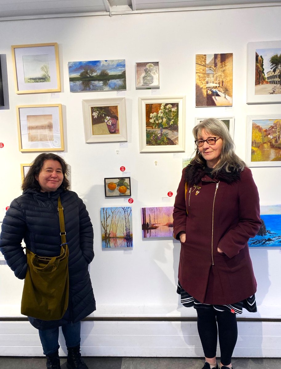 Thanks for your support! Our Winter Open Exhibition is open to Jan 29 so still time to pop in &amp; maybe purchase a piece for yourself! Here's some of the artists who's art found a new home (Peter Corr, Lorena Villegas-Cid, Sharon Powell, Isabel Frias de la Uz &amp; Emma Jane Rosenberg)