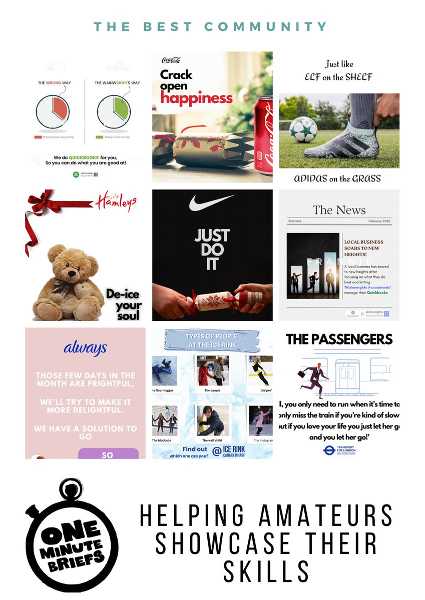 kalpbumia's tweet photo. Create posters to advertise ANYTHING using the last 10 saved photos on your camera roll. 📸 👀 #CameraRollAdChallenge
Can’t mention anyone better than who I spend most of my camera roll memory on!
Thank you @OneMinuteBriefs for being an amazing community https://t.co/bbOfb0sL30